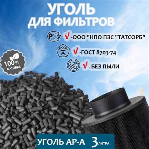 Применение угольных фильтров для очищения воздуха