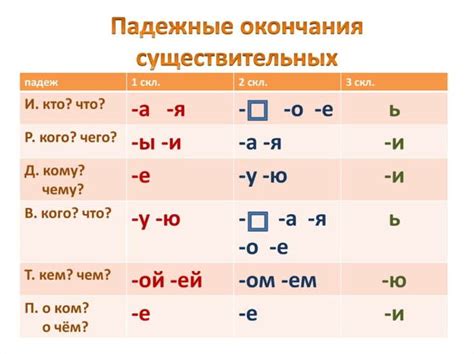 Принципы обозначения существительных и глаголов