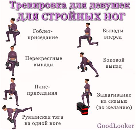 Приседания и выпады: эффективные упражнения для тренировки ног