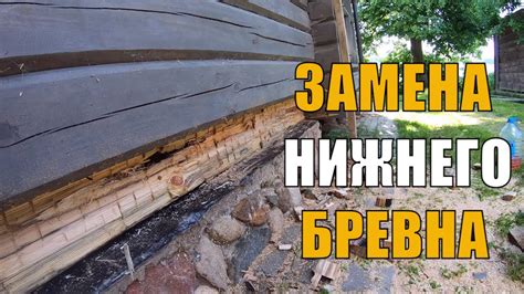 Причины гниения и снижения нижнего венца в бане
