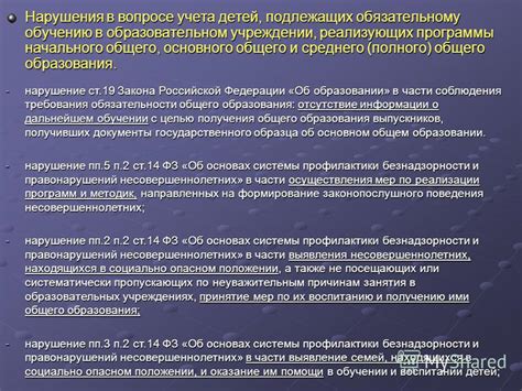 Проблематика, возникающая вследствие нарушения Основного Закона Российской Федерации