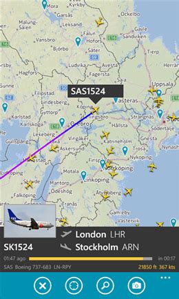 Программа Flightradar24 для смартфонов и компьютеров