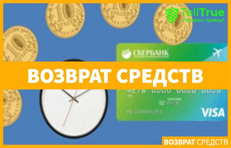 Процедура возврата средств на банковскую карту