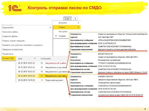 Процесс отправки и доставки писем
