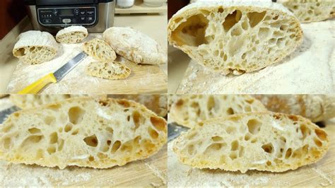 Процесс приготовления теста для легкой и пышной чиабатты