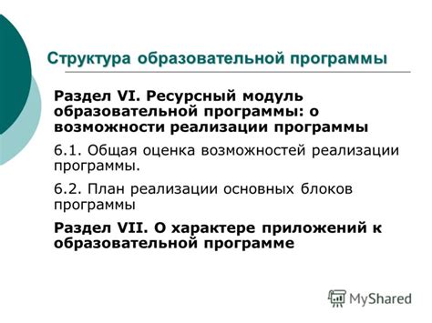 Раздел: Осмысление основных возможностей программы