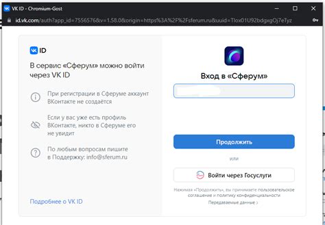 Раздел 1: Процедура регистрации в Сферум на ВКонтакте