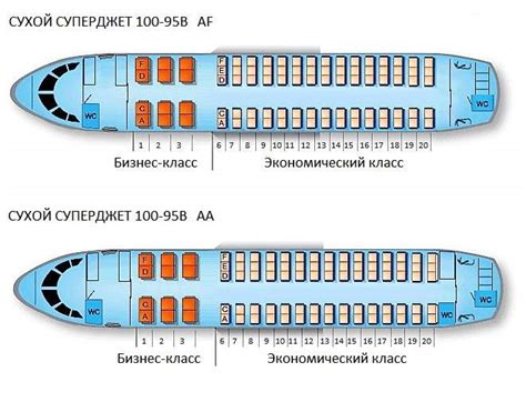 Размер и вместимость салона