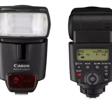 Разнообразие режимов вспышки для камеры Canon