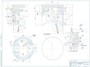 Разработка конструкции автоматического поршня