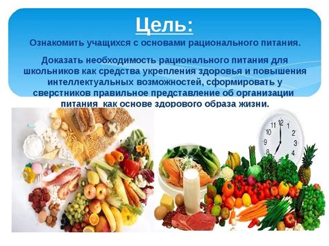 Рациональное питание на протяжении дня