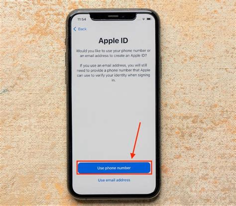 Регистрация нового Apple ID на iPhone 11