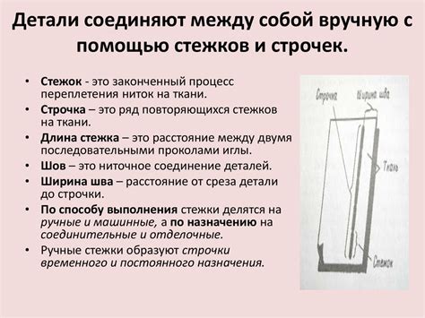 Регулировка степени скручивания нити и разнообразие видов стежков