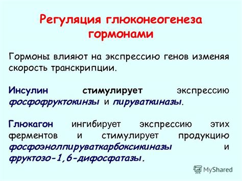 Регуляция глюконеогенеза