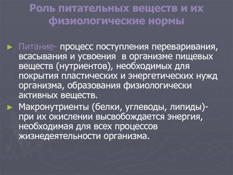 Роль фермента в процессе переваривания пищевых веществ