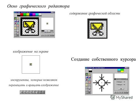 Создание графического изображения курсора