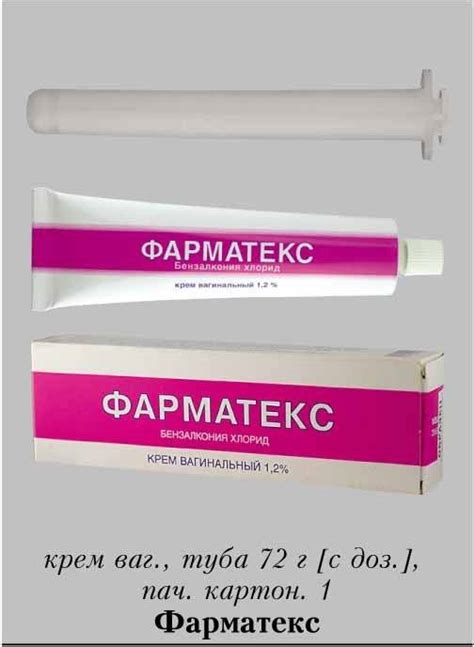 Состав, применение и преимущества крема Фарматекс