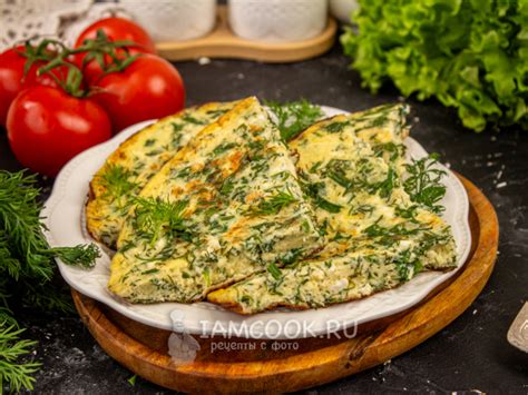 Сочетание белка и энергии: омлет с творогом и орехами