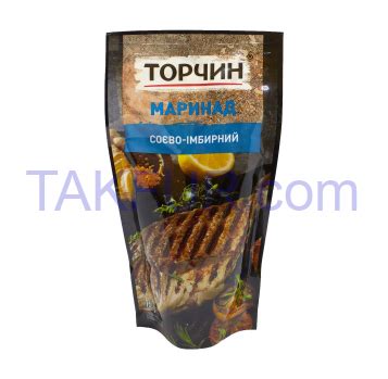 Сочный соево-имбирный маринад с ароматным чесноком и пикантным перцем