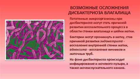 Специфические микроорганизмы при воспалительных заболеваниях влагалища