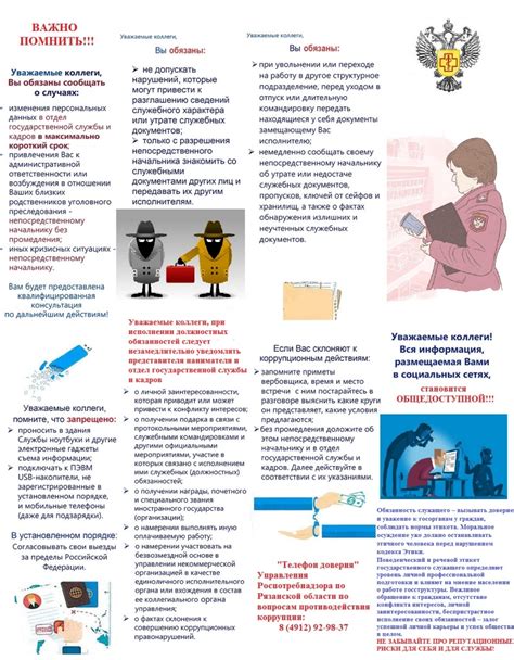 Способы противодействия нарушения служебных правил и сохранения конфиденциальных данных
