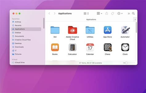 Способы размещения корзины на панели задач в MacOS