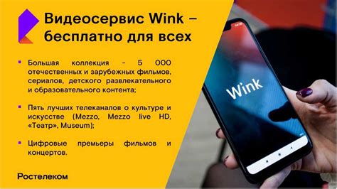 Стоимость подключения и условия использования сервиса Винк