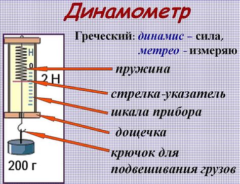 Теоретическое объяснение основ работы динамометра