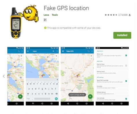 Третий способ: применение приложения "Fake GPS"