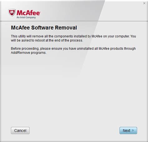 Удаление программы McAfee LiveSafe: стратегии и руководства