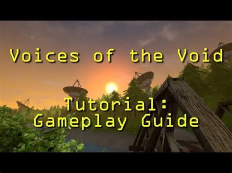 Улучшение качества звукового сигнала в Voices of the Void