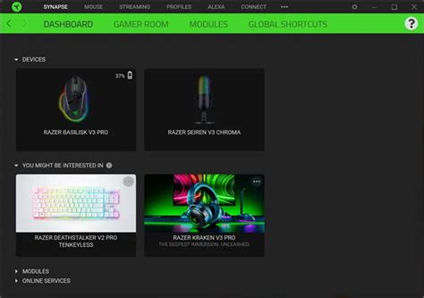 Установка программного обеспечения для мыши Razer