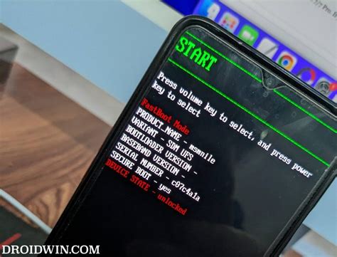 Устранение проблем с помощью fastboot