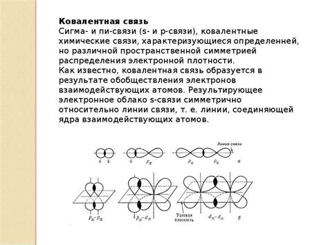 Факторы, влияющие на энергетическую стабильность сигма и пи связей