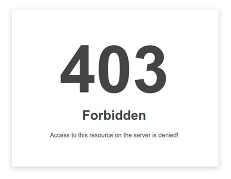 Что такое ошибка 403 и как она проявляется
