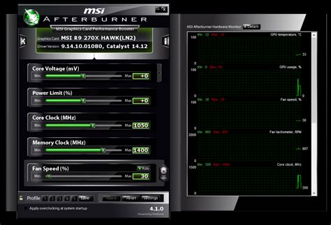 Шаг 1: Программное обеспечение MSI Afterburner