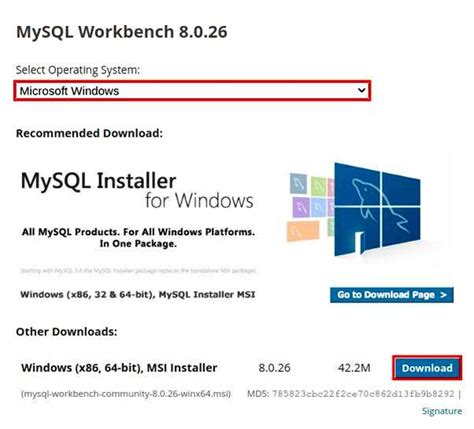Шаг 1: Установка MySQL Workbench на компьютере