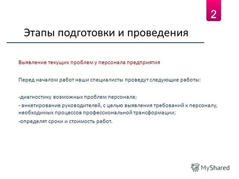 Этапы подготовки перед началом подключения