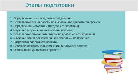 Этапы формирования успешного дипломного проекта