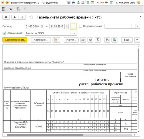  Как формируется и отображается перечень работников 