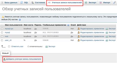  Настройка базы данных в контексте чат рулетки 