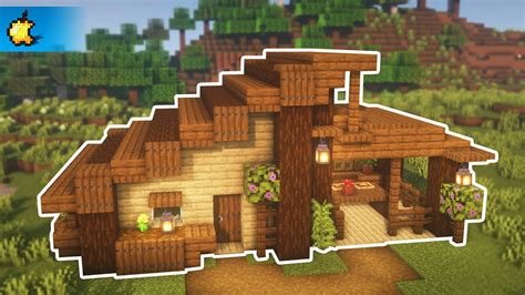  Подготовка и создание основания для жилища из сосны в игре Minecraft 