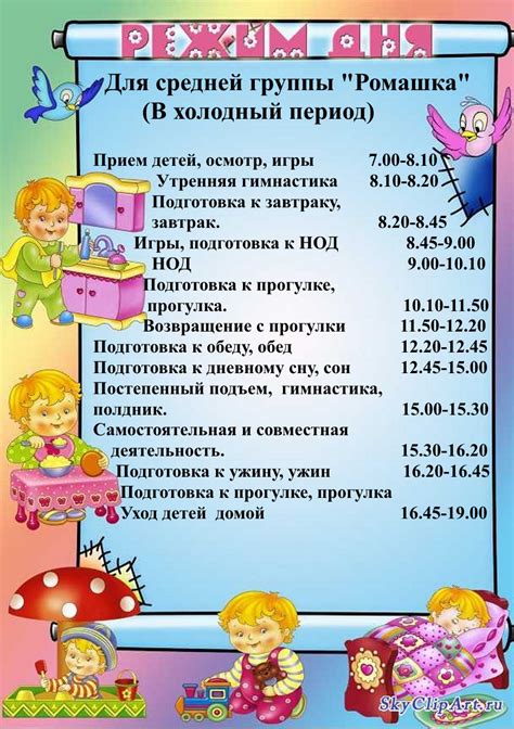  Распорядок и организация дня в детском учреждении: график активностей и забота о малышах