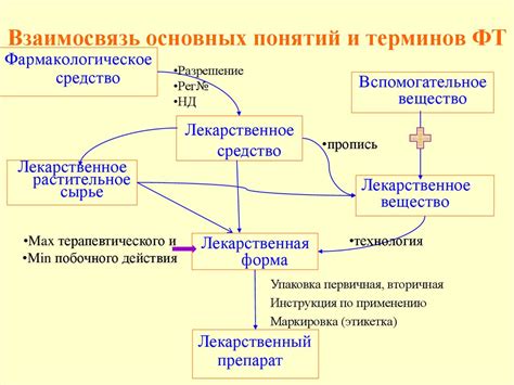  Расшифровка основных терминов и их взаимосвязь 