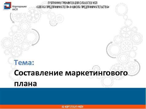  Составление плана презентации 