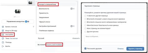  Шаги для окончательного удаления аккаунта в социальной сети "Вконтакте" 