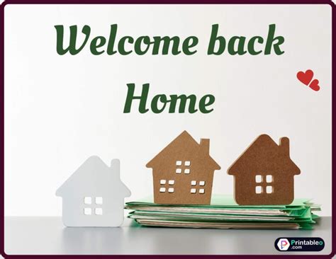 "Welcome back home"