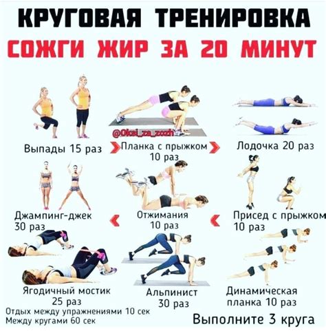 Активные физические упражнения для сжигания лишних калорий