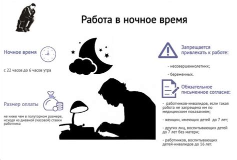 Актуальность работы в ночное время