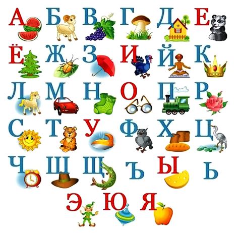 Алфавит до появления букв й е э